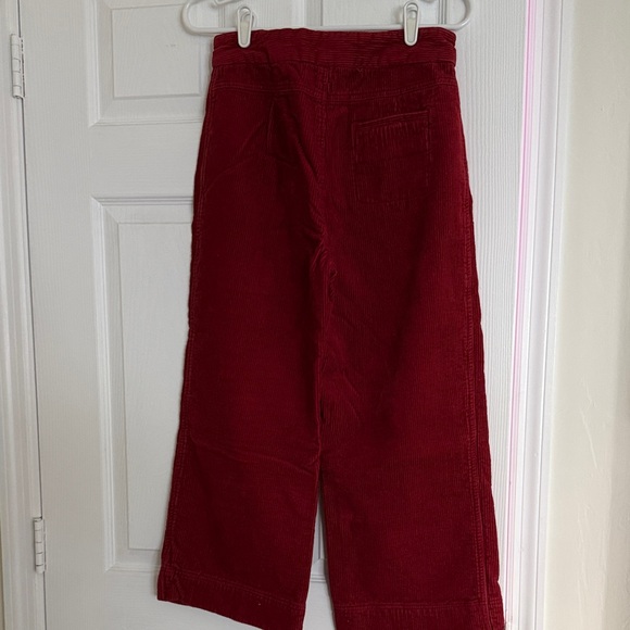 Marine layer Red Corduroy Wide-Leg Pants - Picture 2 of 2
